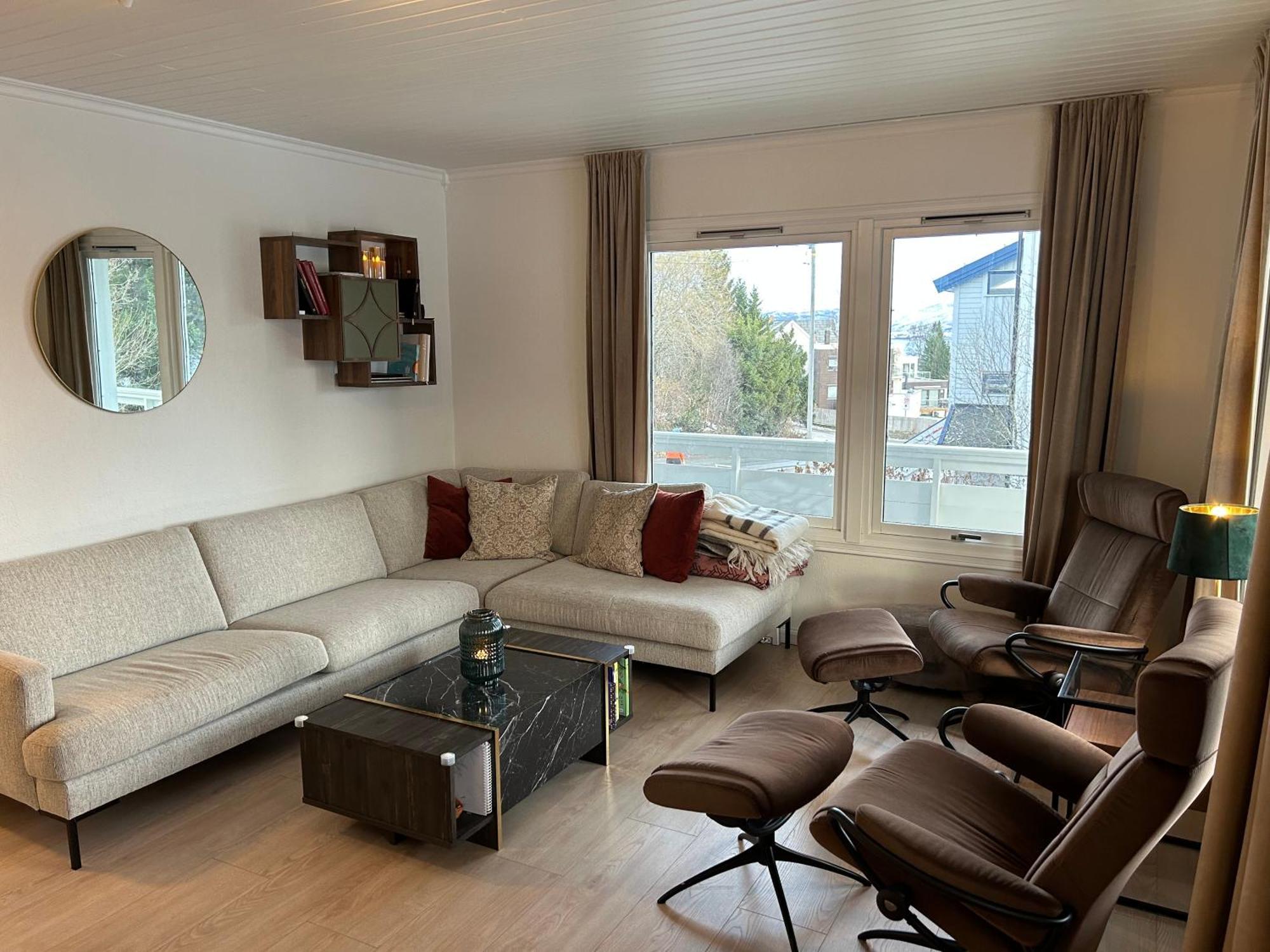 Arctic 3 Room Apartment - Aurora View - Free Parking Tromso Exterior photo
